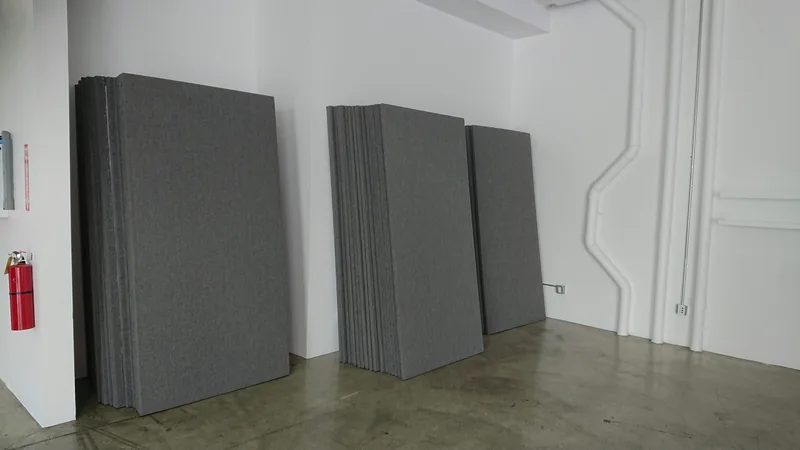 Large format storyboard wall
